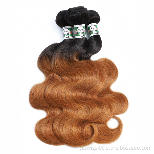 1b-33 Pre Colored Human Hair Body Wave Bundles Cuticle Aligned Virgin Ombre 1b-33 27 30 613 Blonde Peruvian Human Hair Extension